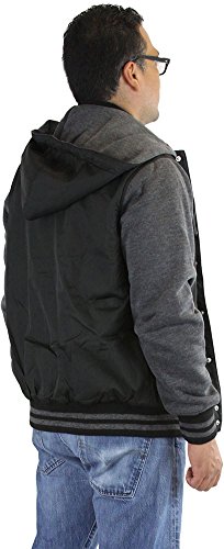 Image of ToBeInStyle Men's Polar Fleece Long Sleeve Zip Up Kangaroo Pocket Cold Weather Hoodie Jacket