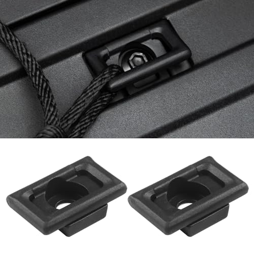 BIHEE Ring Truck Bed Tie Downs Anchor Compatible with Cybertruck Pickup Heavy Duty OEM-Style D-Rings Truck Bed Hooks, Set of 2