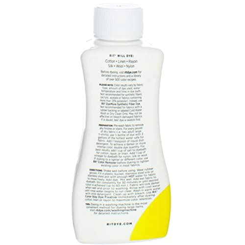 Rit Dye Powder Dye 1-1/8 Ounce - Pack of 3, Lemon Yellow - Thumbnail 4