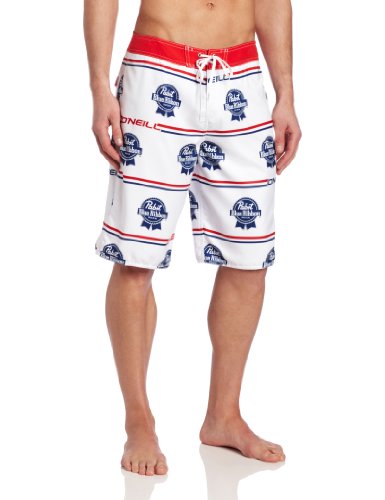 Pabst blue ribbon board shorts Clearance
