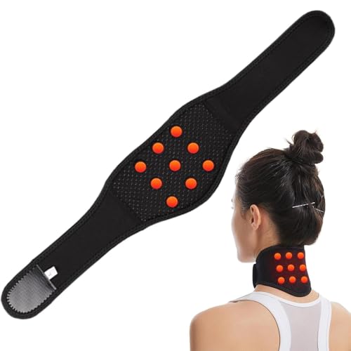 Cinta Colar Suporte Cervical Para Pescoço e Nuca, Magnético, Autoaquecimento, Infravermelho, Imã, Tu