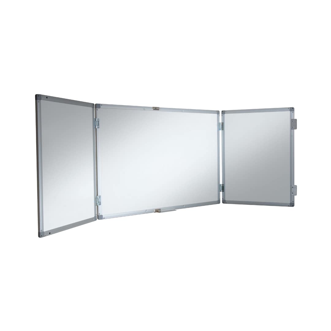 Confidential Winged Lockable Whiteboard Non Magnetic 900 x 600mm