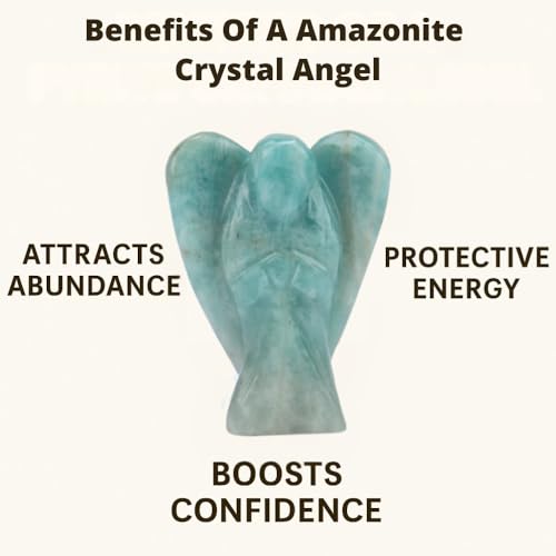 Figura Ángel Amazonita de 2 Pulgadas miniatura 5