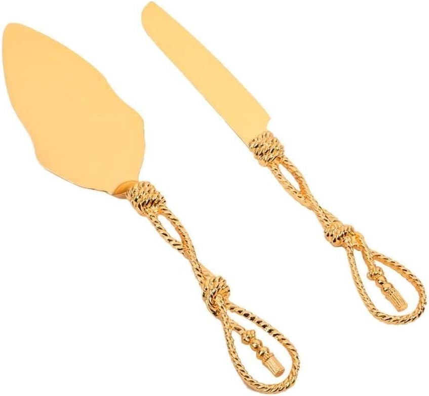 Cake Pie & Pastry Servers Cake Knife Shovel Server Set Silverware Zinc Alloy Carved Hollow Handle Wedding Party Thanksgiving Christmas (K)