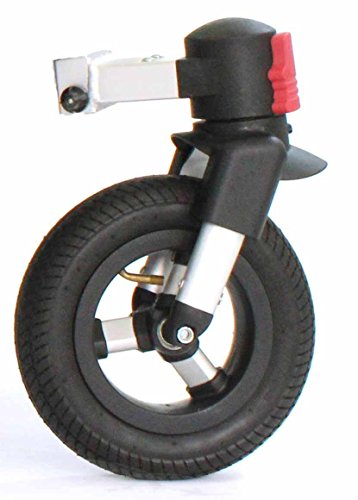 Preisvergleich Produktbild Qeridoo 360 Grad Drehbares Luftrad Für Fahrradanhänger Sportrex Speedkid Silber