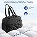 Lekespring Travel Duffle Bag for Women - Gym Bag With Shoes Compartment & Wet Pocket, Carry On For Weekender, Overnight, Sport(Black)
