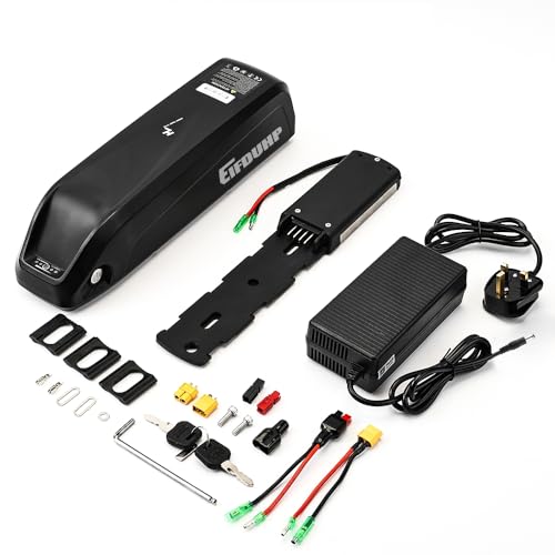 EIFDUHP 36V 48V Ebike Battery 10AH 13AH 15AH 17.5AH 20AH, Electric Bike Lithium Battery with Charger, Base & BMS for 200W 250W 350W 500W 750W 1000W 1500W Bicycle Motors