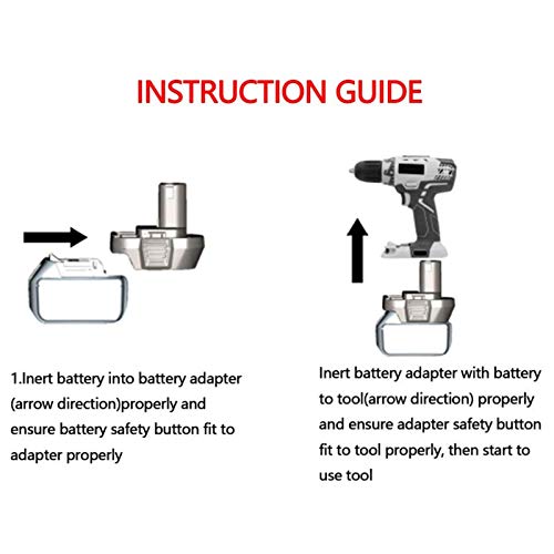 MT20RNL Adpter para bateria Makita 18V para bateria 18V, a maioria das baterias para MAKITA: BL1860B