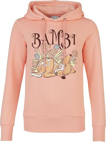 Sweat-shirt à capuche abricot Bambi Sleepy femme coupe standard confortable