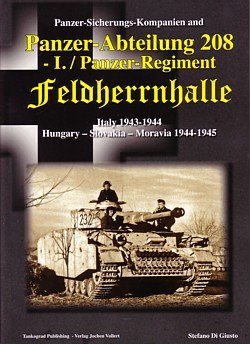 Hardcover Panzer-Abteilung 208: Italy 1943-1944 Hungary-Slovakia-Moravia 1944-1945 Book
