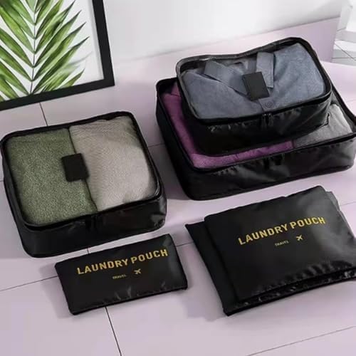 Kit Organizador de Mala de Viagem Prático 6 Peças Necessaires par...