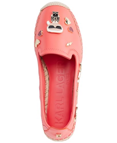Image of Karl Lagerfeld Women's Michaela Slip on Espadrille Sandal with Pins
