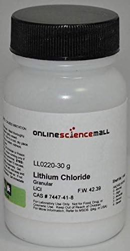 Lithium Chloride Powder - Lab Grade Laboratory Reagent, 30g