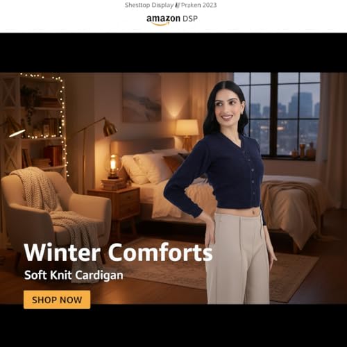 Image of Women Winter Wear V-Neck Full Sleeves Regular Fit Woollen Blouse