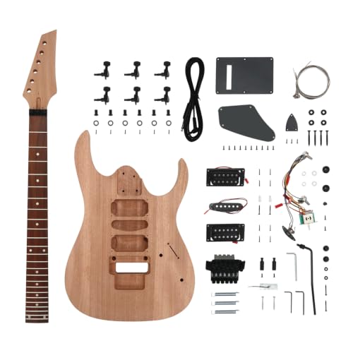 Fistrock DIY Guitar Kit Mahogany Body and Neck Rosewood Fretboard JS Style