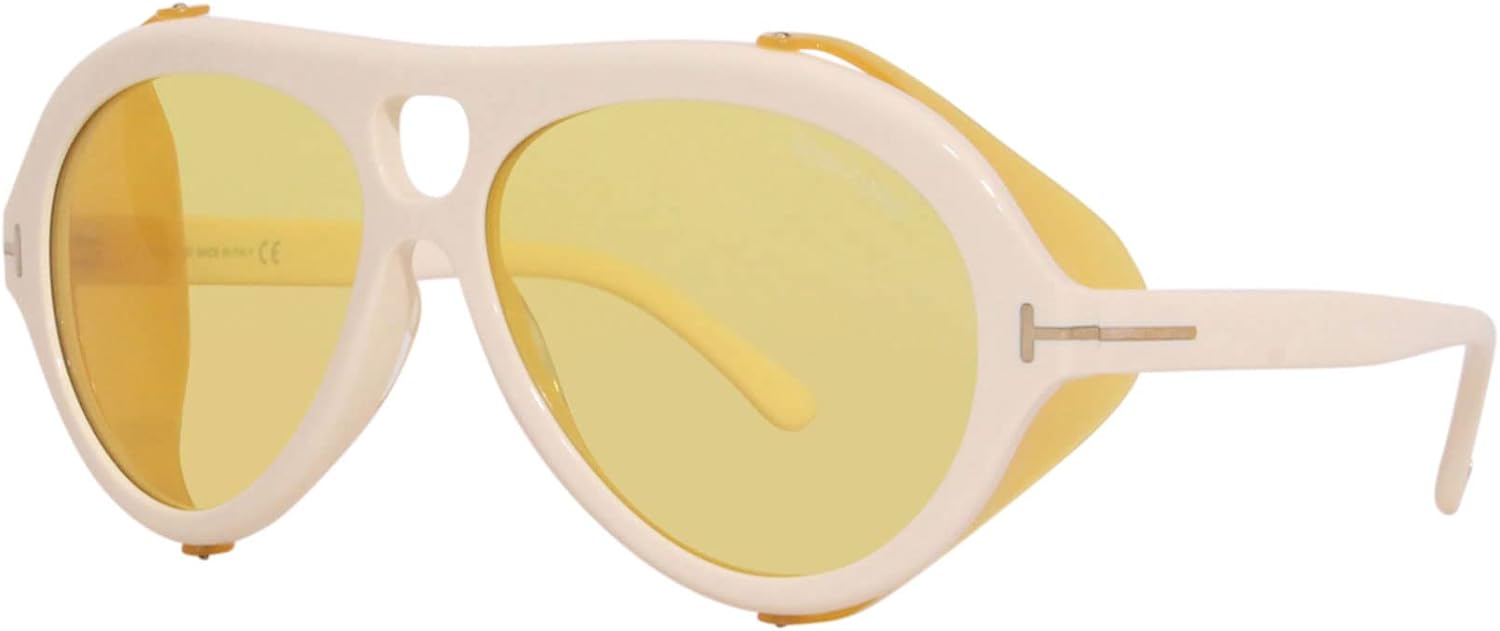 Tom Ford NEUGHMAN FT 0882 Ivory/Brown Yellow 60/15/145 men Sunglasses