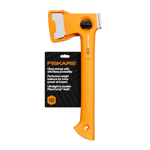 Fiskars X13 Ultralight Camping Axe with Forged Steel Blade