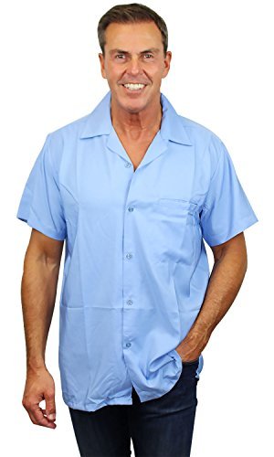 Funky Camisa Hawaiana, Blanc, Lightblue, 4XL Cover