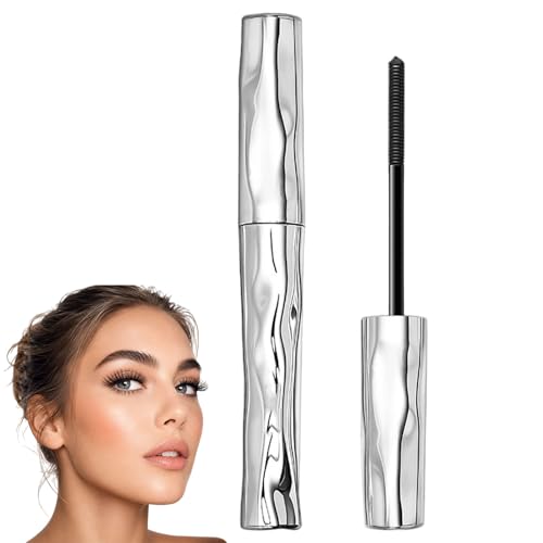 Dulorantocosh Waterproof Fibre Mascara Volume & Length Without Clumping Tubular Eyelash Primer with Metal Wand Curling Eyelash Iron Mascara Natural and Smudge-Proof (1 pcs)