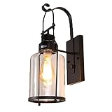 Tipo di lampadina: Usa E26 o E27 vite bulbo per questa applique da parete. La lampadina non è incluso nel pacchetto. È inoltre possibile utilizzare LED, incandescenza, lampade a risparmio energetico, ecc luminosità e temperatura colore dipendono dalla lampadina si utilizza