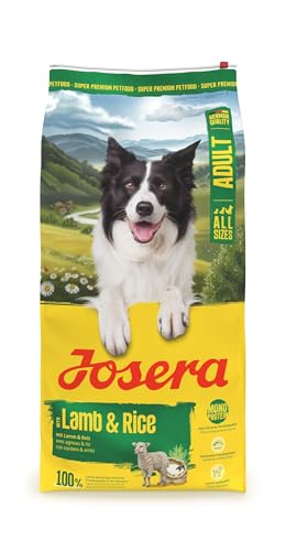 JOSERA Adult Lamm & Reis (1 x 12,5 kg) | Premium Trockenfutter für ausgewachsene Hunde | Monoprotein - 100{acd00421280b13183a450e1271f3345f1255f6545cf7e0645b9e2e3ef25bfbb7} Lamm | proteinarm & fettreduziert - besonders gut verträglich | glutenfrei | 1er Pack