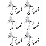 Simple Deluxe HIWKLTCLAMPLIGHTMX6V1 6-Pack Clamp Lamp Light with 8.5 Inch Aluminum Reflector up to...