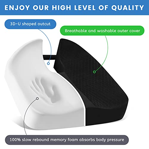 Anzhixiu Chair Pads, Seat Cushions For Office Chairs, Office Chair Cushion Desk Chair Cushion For Longtime Sitting, Sciatica Pain Relief Pillow Tailbone Pain Relief Cushion For More Relaxation #TOP1