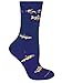 Wheel House Designs Navy Blue Trout Fish Casual Dress Socks Adult Size 9-11