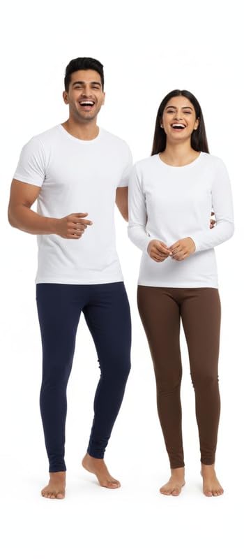 gsxmol Men Melange Winter Pyjama/Trouser/Bottom Warmer Warm & Comfortable Legging Pack 1-picture-19