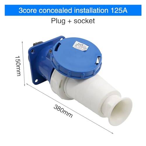 Conector aviación industrial impermeable 3-5 pines 125A miniatura 2