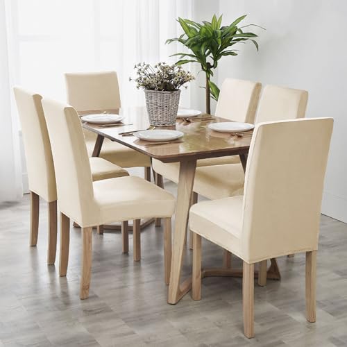 Housse de chaise velours extensible : protégez vos sièges de salle à manger