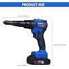 Weytoll Cordless Rivet Machine, Portable 20V Lithium Battery Charging Full-Automatic Core Pulling Rivet Machine Professional Kit,with 30Pcs Rivets, for 1/8'', 5/32'', 3/16'' Rivets