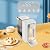 Instant Hot Water Filter Dispenser, LED Display Countertop Water Filter System, Electric Water Dispenser with 5 Temperatures & 3 Volume Settings & Safety Lock Home and Office Water Machine