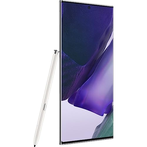 Samsung Galaxy Note 20 Ultra 5G Unlocked Android Cell Phone | US Version | 128GB | Mystic White (Renewed)