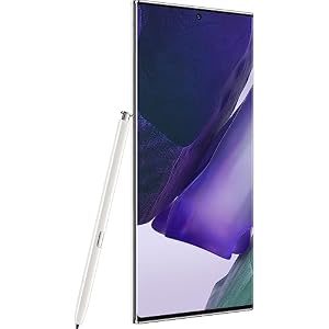 Samsung Galaxy Note 20 Ultra 5G Unlocked Android Cell Phone | US Version | 128GB | Mystic White (Renewed)
