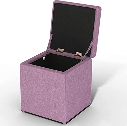 Repose-Pieds Ottoman Salon et Tabouret à Chaussures Entrée Petit Pouf Chambre