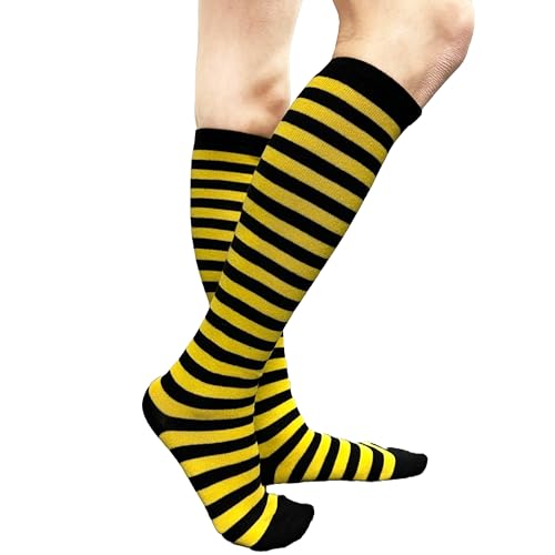 Image of SocksKnee Women Multi-Pack Colorful Variety Design Assorted Activewear Knee-High Stocking Socks, 9-11