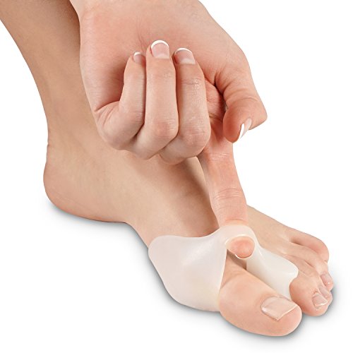 Silicone Bunion Corrector by Soles - Bunion Pad & Toe Spacer - Comfortable Soft Gel Toe Separator - One Size Fits All - Reduces Toe Pain and Foot Pain - Big Toe Straightener