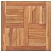 Blat stołu z litego drewna tekowego 60 x 60 x 2,5 cm + wymiary: 60 x 60 x 2,5 cm (dł. x szer. x wys.)