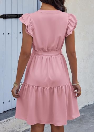 Image of KIRUNDO Summer Dresses for Women 2026 Knee Length