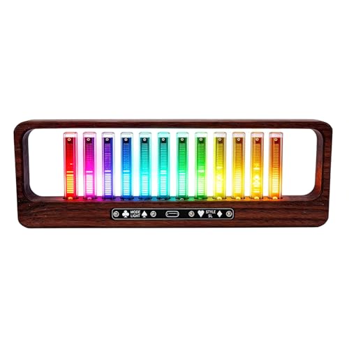 Asixxsix LED�~���[�W�b�N�X�y�N�g�����f�B�X�v���C�A240 RGB LED�~���[�W�b�N���Y�����C�g�o�[�A�����\�ȐF�̖��邳�A12�̃��C�g�`�u������������x�z�[���I�[�f�B�I�X�y�N�g�����A�i�U�X�v���C