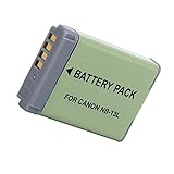 bateria canon nb13l Batería de cámaras de fotos SilverHT 40561 - Batería de cámaras de Fotos para NB-13L Canon de 1250 mAh, Color Blanco