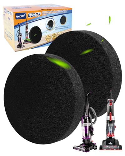KEEPOW Filter, Bissell Powerlifter/CleanView, 2 Pack