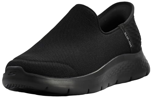 Skechers Men's Go Walk Flex No Hands Hands Free Slip-Ins Sneaker, Black, 13 X-Wide