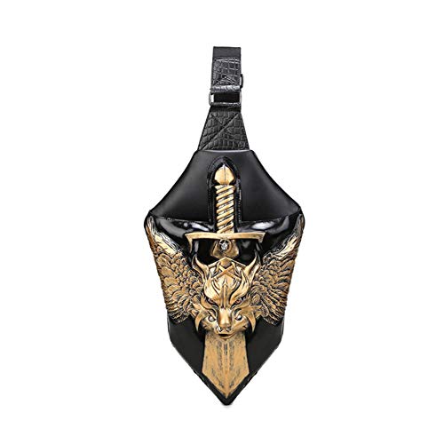 CHUANGQI Kastenbeutel Sport-Freizeit-PU-Schulterbeutel der Männer Umhängetasche 1 Stück,1