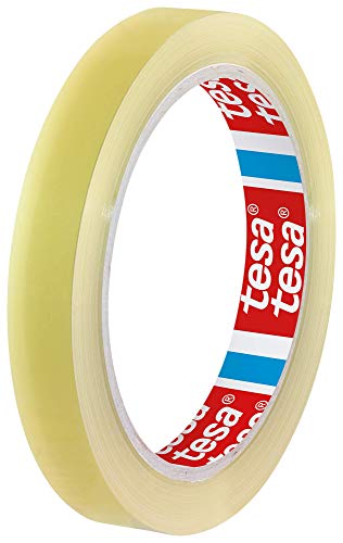 tesa tesafilm transparent - Transparentes Klebeband mit starker Haftung - alterungsbeständig und reißfest - 66 m x 15 mm - 10er Pack