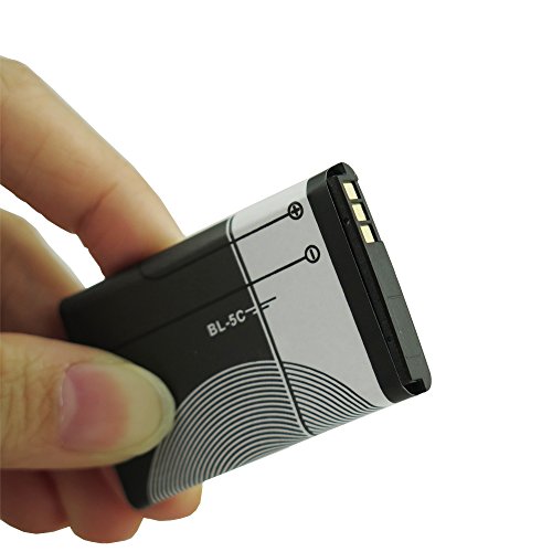 Miniatura 6 de Batería Recargable Bl-5c 3,7 V 1020 Mah Adecuada Para Radio Doméstica Con Protección Actual 2 Piezas Negro