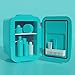 CAYNEL Mini Fridge Portable Thermoelectric 4 Liter Cooler and Warmer for Skincare, Eco Friendly Beauty Fridge For Foods,Medications, Cosmetics, Breast Milk, Medications Home and Travel