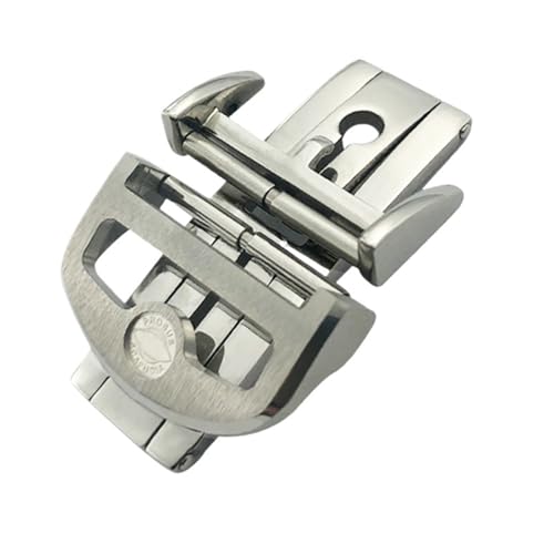 Boucle de déploiement 18 mm en acier inoxydable 316L pour montre