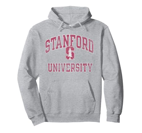 Stanford Cardinal Vintage Worn Gray Officially Licensed Pullover Hoodie